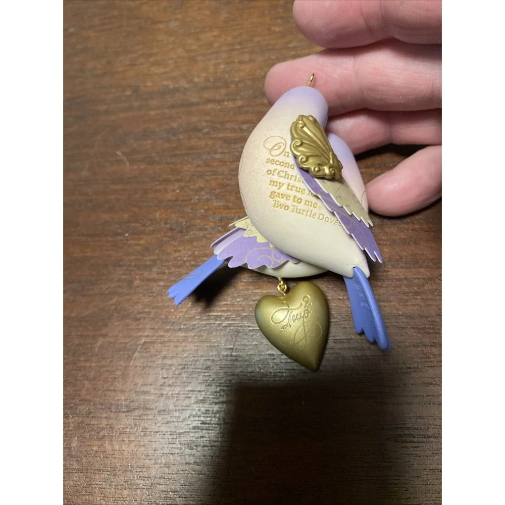 2012 Hallmark Keepsake Ornament Two Turtle Doves 2nd in Series‎ W Box